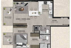 1 bedroom apartment